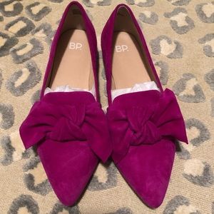Nordstrom BP Kari suede bow flat